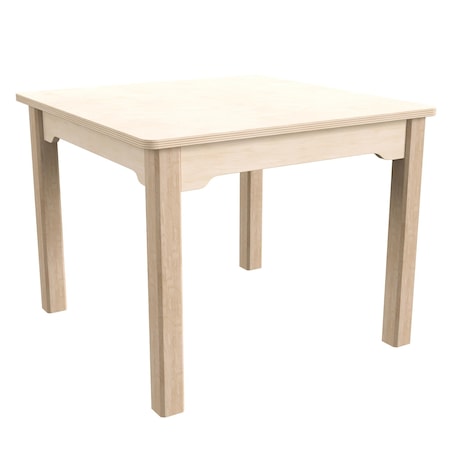 Flash Furniture 23.5 in W, 23.5 in L, 18 in H, Beechwood, Birch Plywood, Beech MK-ME088008-GG